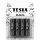 Батарейка Tesla Battery AA Black+ LR06/BLISTER FOIL 4 шт. 8594183396620