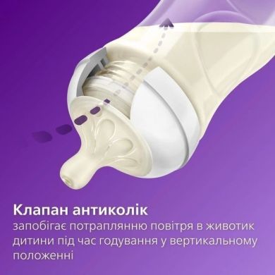 Пляшечка Philips Avent для годування Natural Природний Потік, 330 мл 1 шт SCY906/01