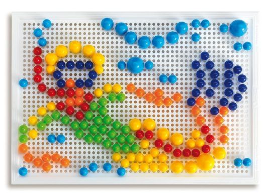 Набір Quercetti для занять Мозаїкою 280 фішок 0950-Q