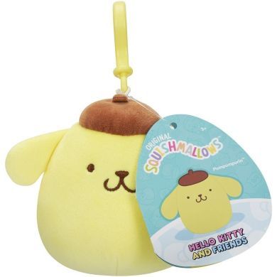 Мягкая игрушка на клипсе SQUISHMALLOWS серии Хелоу Китти ПОМПОМПУРИН (9 см) SQSN00273