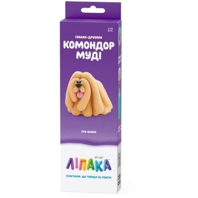 Набор самостоятельно твердеющего пластилина ЛИПАКА СОБАКИ-ДРУЗЬИ: КОМОНДОР МУДИ 30149-UA01