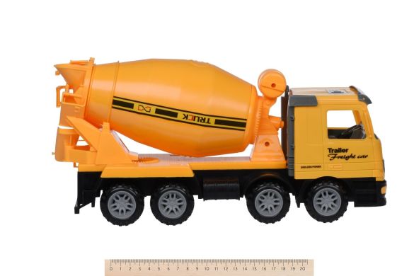Машинка інерційна Same Toy Super Combination Бетономішалка з причепом жовта 98-86Ut-2