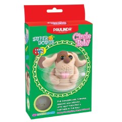 Набор для лепки Paulinda Super Dough Circle Baby Собака заводной механизм Коричневая PL-081177-6
