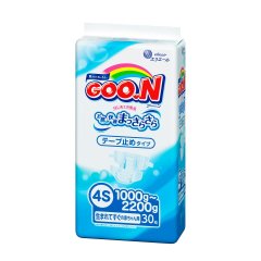 Подгузники для маловесных новорожденных Goo.N SSSS 1-2 кг 30 шт. collection 2018 753862 4902011741438, 30
