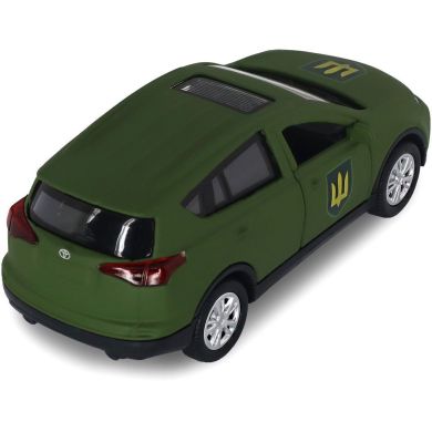 Автомодель серії Шеврони Героїв TOYOTA RAV4 СУХОПУТНІ ВІЙСЬКА ЗСУ KM6198M2