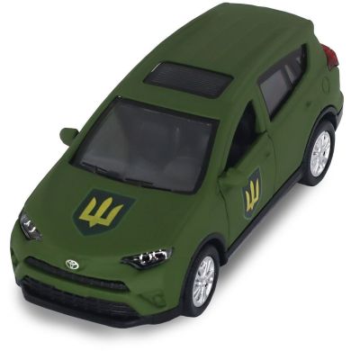 Автомодель серії Шеврони Героїв TOYOTA RAV4 СУХОПУТНІ ВІЙСЬКА ЗСУ KM6198M2