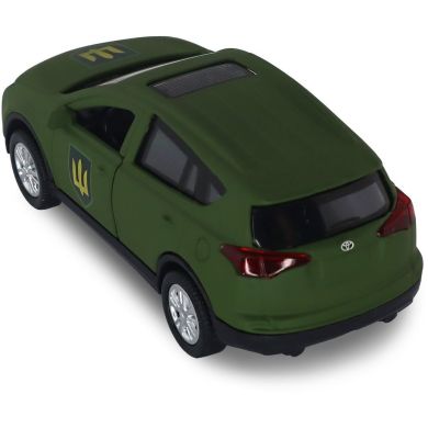 Автомодель серії Шеврони Героїв TOYOTA RAV4 СУХОПУТНІ ВІЙСЬКА ЗСУ KM6198M2