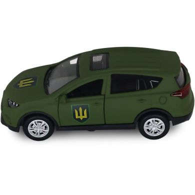Автомодель серії Шеврони Героїв TOYOTA RAV4 СУХОПУТНІ ВІЙСЬКА ЗСУ KM6198M2