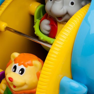 Каталка Kiddieland Слон-циркач озвучена на украинском 058297, Разноцветный