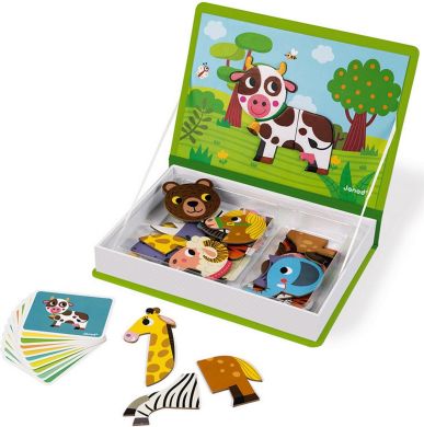 Магнитная книга Janod «Животные» J02723