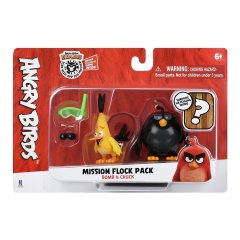 Набор коллекционных фигурок Jazwares Angry Birds ANB Mission Flock Бомб и Чак ANB0008