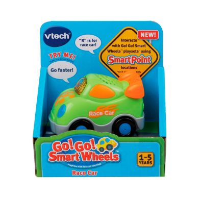 Развивающая игрушка Vtech Бип бип Гоночная машинка звуковая на русском 80-143826, Салатовый