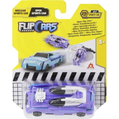 Машинка-трансформер Flip Cars 2в1 Атомний спорткар і спорткар кабріолет EU463875B-02