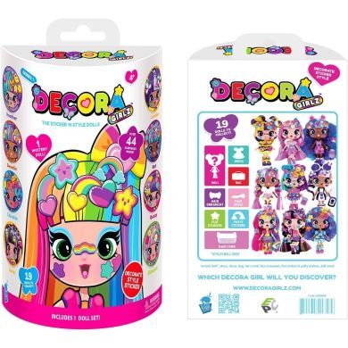 Игровой набор с куклой DECORA РАЗНОЦВЕТНЫЙ СЮРПРИЗ (в ассорт., в диспл.) D1000