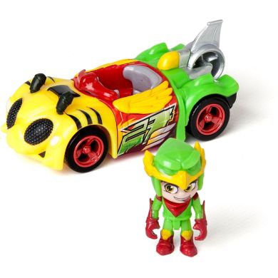 Ігровий набір T-RACERS СТРИБОК ОРЛА (машинка-конструктор, гонщик, аксес.) T-Racers PTRSD014IN01