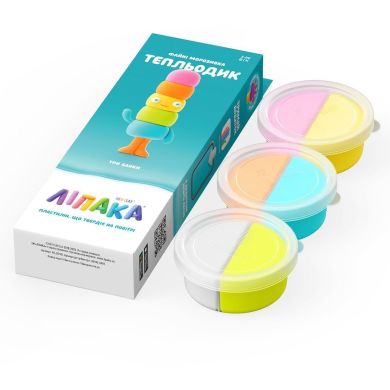 Набір пластиліну, що самостійно твердіє, ЛІПАКА ФАЙНІ МОРОЗИВКА: ТЕПЛЬОДИК 30145-UA01