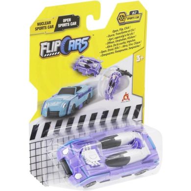 Машинка-трансформер Flip Cars 2в1 Атомний спорткар і спорткар кабріолет EU463875B-02