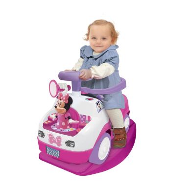 Чудомобиль Kiddieland Танцующая Минни 3 в 1 со светом и звуком 055749, Розовый