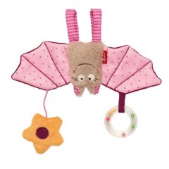 Мини-мобиль Sigikid Летучая мышь розовая 24 см 42208SK, Розовый