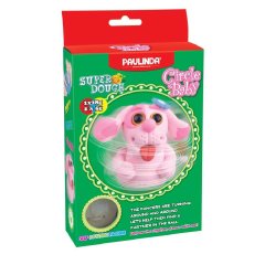 Набор для лепки Paulinda Super Dough Circle Baby Собака заводной механизм Розовая PL-081177-5