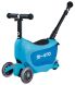 Самокат Micro серии Mini2go Deluxe Plus Голубой (до 50 кг, до 20 кг с сиденьем, трехколесный) Micro MMD034