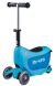 Самокат Micro серии Mini2go Deluxe Plus Голубой (до 50 кг, до 20 кг с сиденьем, трехколесный) Micro MMD034