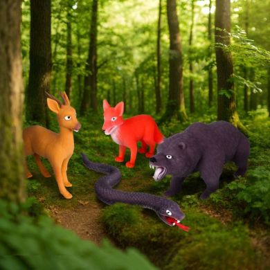 Стретчіграшка у вигляді тварини ТВАРИНИ УКРАЇНИ (у диспл.) 1/CN25