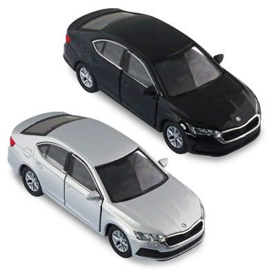 Автомодель SKODA OCTAVIA (чорний, сріблястий) 250389W