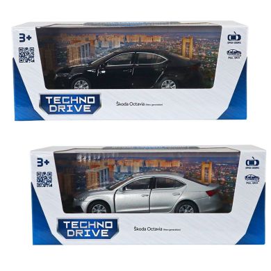 Автомодель SKODA OCTAVIA (чорний, сріблястий) 250389W