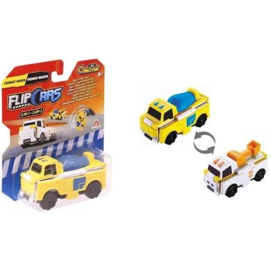 Машинка-трансформер Flip Cars 2в1 Бетономішалка і траншеєкопач EU463875-02