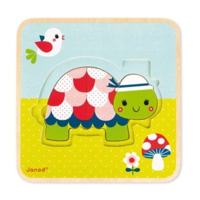 Пазл багатошаровий Janod Черепашка J07012