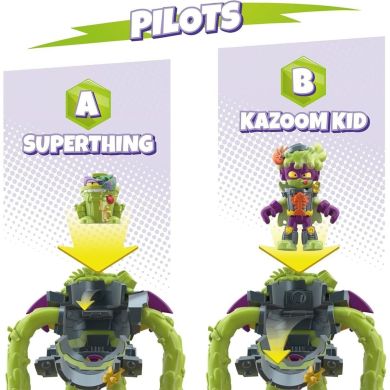 Игровой набор SUPERTHINGS S СУПЕРБОТ ТРЕШЕР (робот, казум-кид, фигурка) PSTSP116IN60