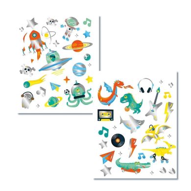 Набір тату-наклейок Ses Creative Металік 14281S