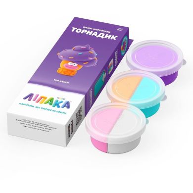 Набір пластиліну, що самостійно твердіє, ЛІПАКА ФАЙНІ МОРОЗИВКА: ТОРНАДИК 30144-UA01