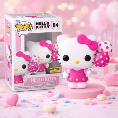 Ігрова фігурка Funko POP! серії Hello Kitty - Хелоу Кітті з кульками
