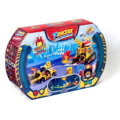 Ігровий набір T-RACERS ТУРБОКРАН (машинка-конструктор, гонщик, аксес.) T-Racers PTRSD014IN11