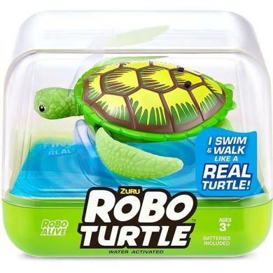 Интерактивная игрушка ROBO ALIVE РАБОЧЕРЕПАХА (зеленая) 7192UQ1-4