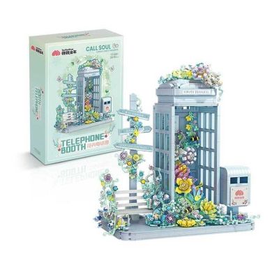 Конструктор TT 1001 (8) &ldquo;Телефонна будка&rdquo;, 2079 деталі, в коробці