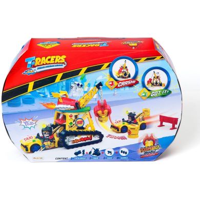 Ігровий набір T-RACERS ТУРБОКРАН (машинка-конструктор, гонщик, аксес.) T-Racers PTRSD014IN11