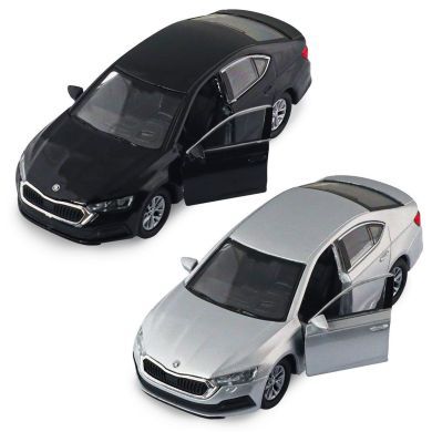 Автомодель SKODA OCTAVIA (чорний, сріблястий) 250389W