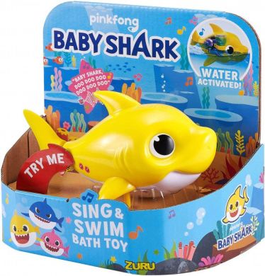 Интерактивная игрушка для ванны Robo Alive Junior Baby Shark 25282Y, Жёлтый