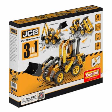 Конструктор Engino Строительные машины, 3 в 1 JCB20