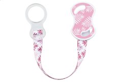 Держатель пустышки Nuvita с кольцом розовый NV6070PINKY, Розовый