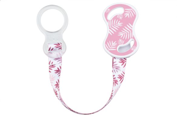 Держатель пустышки Nuvita с кольцом розовый NV6070PINKY, Розовый