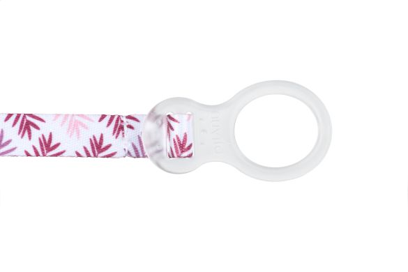 Держатель пустышки Nuvita с кольцом розовый NV6070PINKY, Розовый