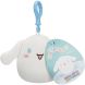 М'яка іграшка на кліпсі SQUISHMALLOWS серії Хелоу Кітті СІННАМОРОЛЛ (9 см) SQSN00272