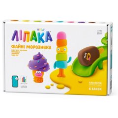 Набір пластиліну, що твердіє, ЛІПАКА ФАЙНІ МОРОЗИВКА: ТЕПЛЬОДИК, ТОРНАДИК, ЧОКО БРО 60056-UA01