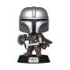 Ігрова фігурка Funko POP! серії Мандалорець і Ґроґу - Мандалорець зі зброєю