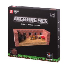 Конструктор магнітний Same Toy Creative Set Brick House 100ел