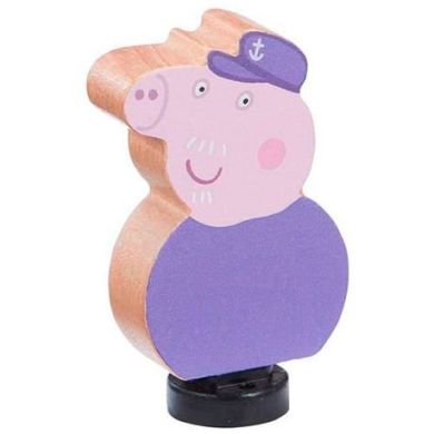 Деревянный игровой набор Peppa Паровозик дедушки Пеппы Peppa Wooden 7210